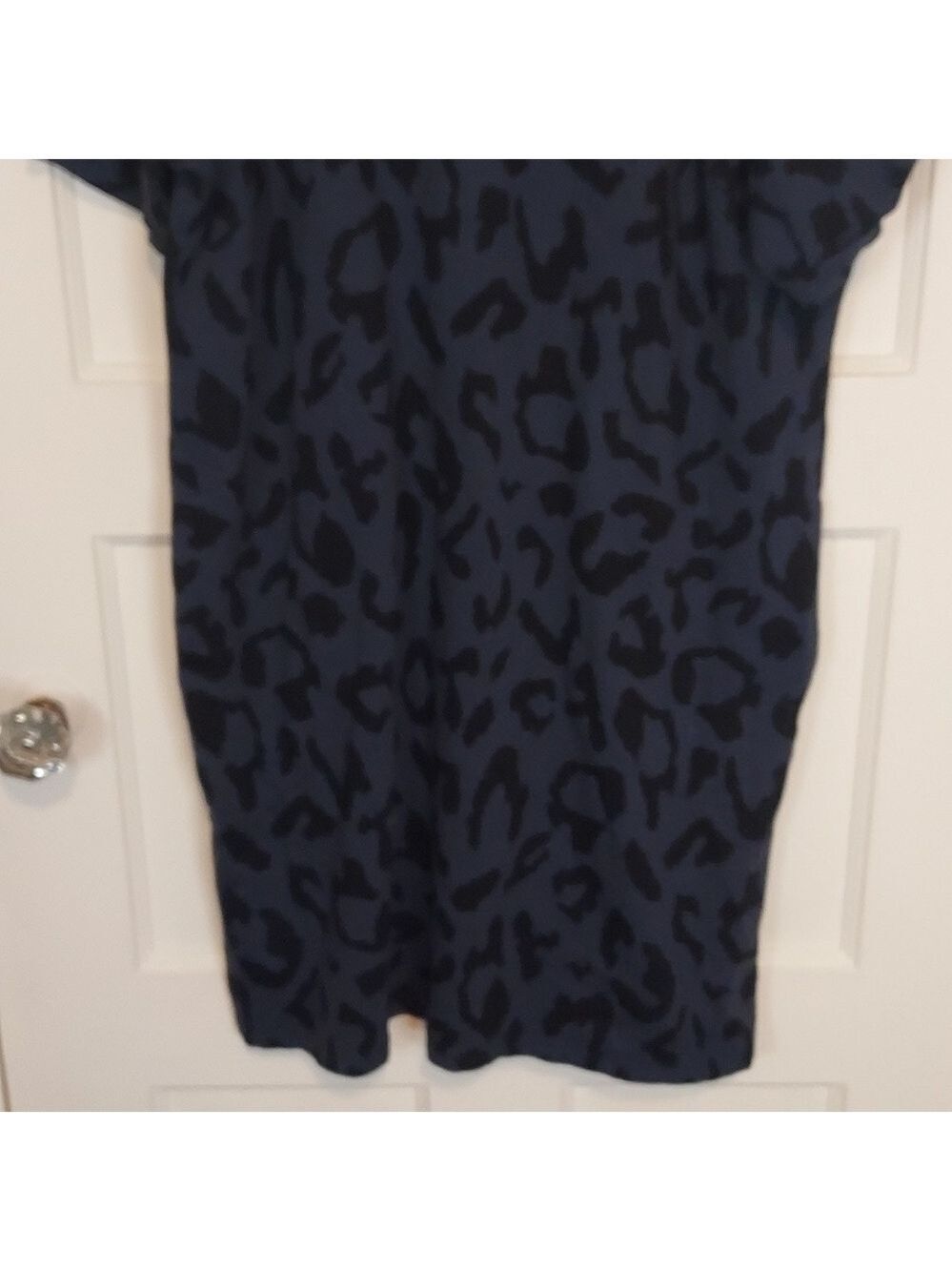 Velvet Graham Spencer Leopard Puff Sleeve Tunic Dress - Picture 7 of 12